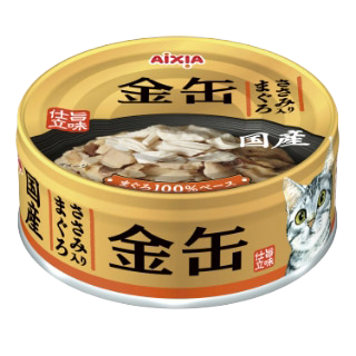 AIXIA อาหารเปียกแมว คิน-แคน ปลาทูน่า กับ เนื้อไก่ 70 กรัม