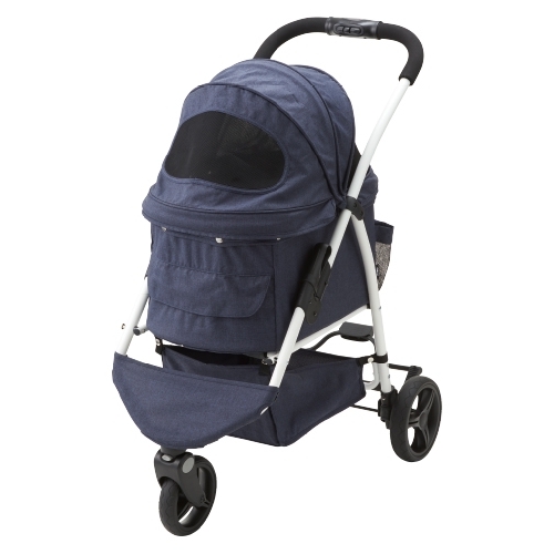 GEX รถเข็นสัตว์เลี้ยง 2-in-1 ถอดเป็นกระเป๋าและพับเก็บได้ รุ่น OSOTO Charme 3